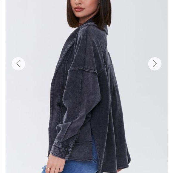 high low patch pocket jacket